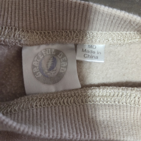 Grateful Dead Beige Crewneck with Logo Tag - Picture 5 of 8